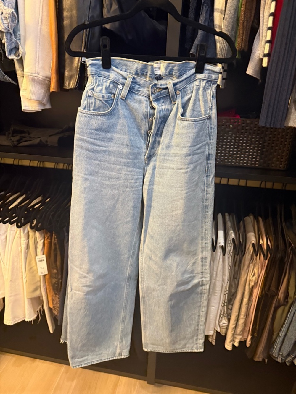 Citizens Of Humanity Light Blue Straight Leg Jeans